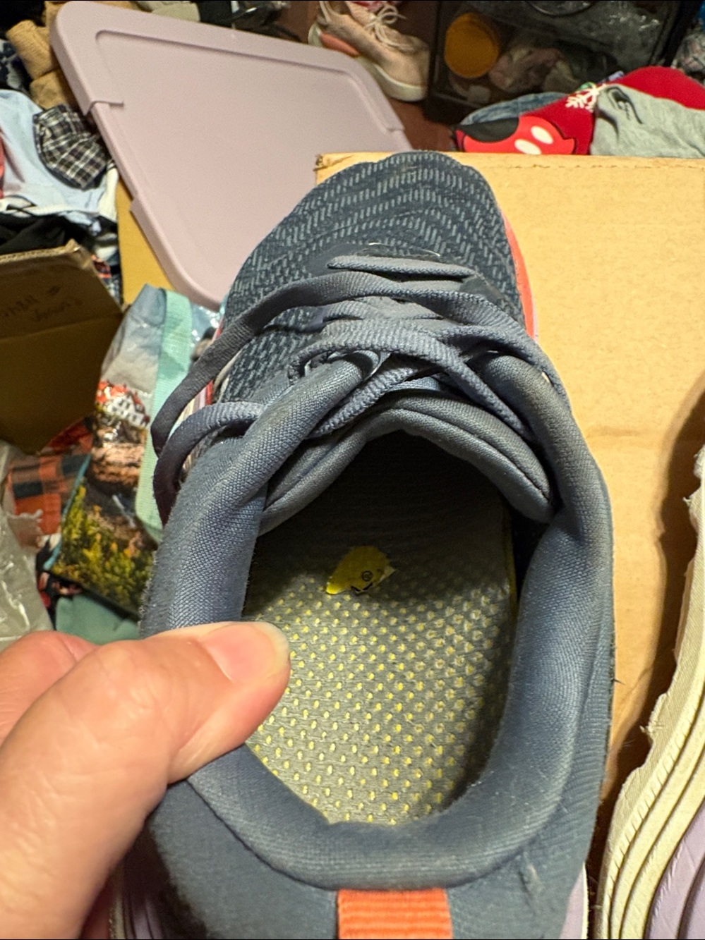Woman’s Hoka Gaviota 5  Blue Gray Sz 7 - Picture 8 of 16